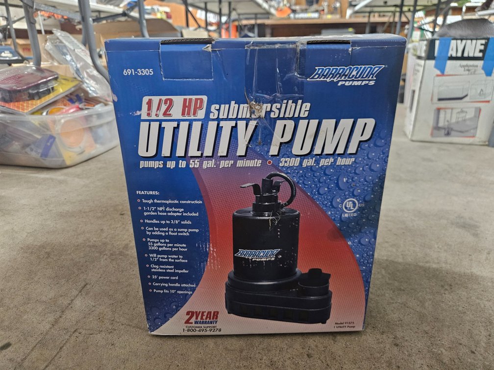 Half HP Submersible Utility Pump