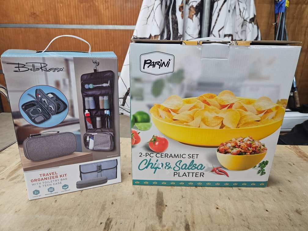 Chips & Salsa Platter & Travel Organizer Kit