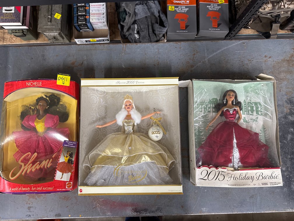 2000 Celebration Barbie, 2015 Holiday Barbie, Shani