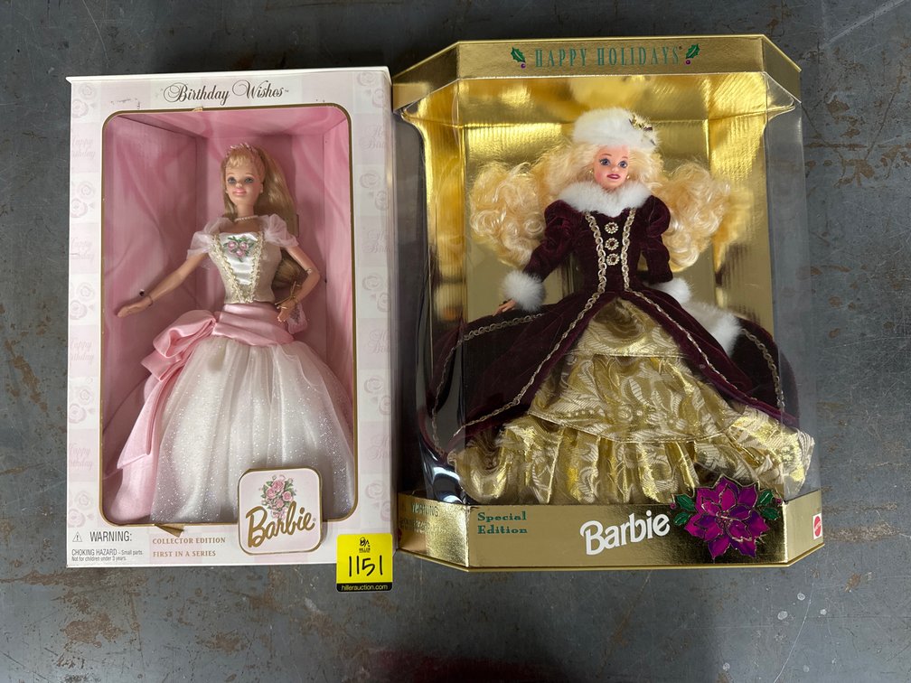 Birthday Wishes, Happy Holidays Barbies