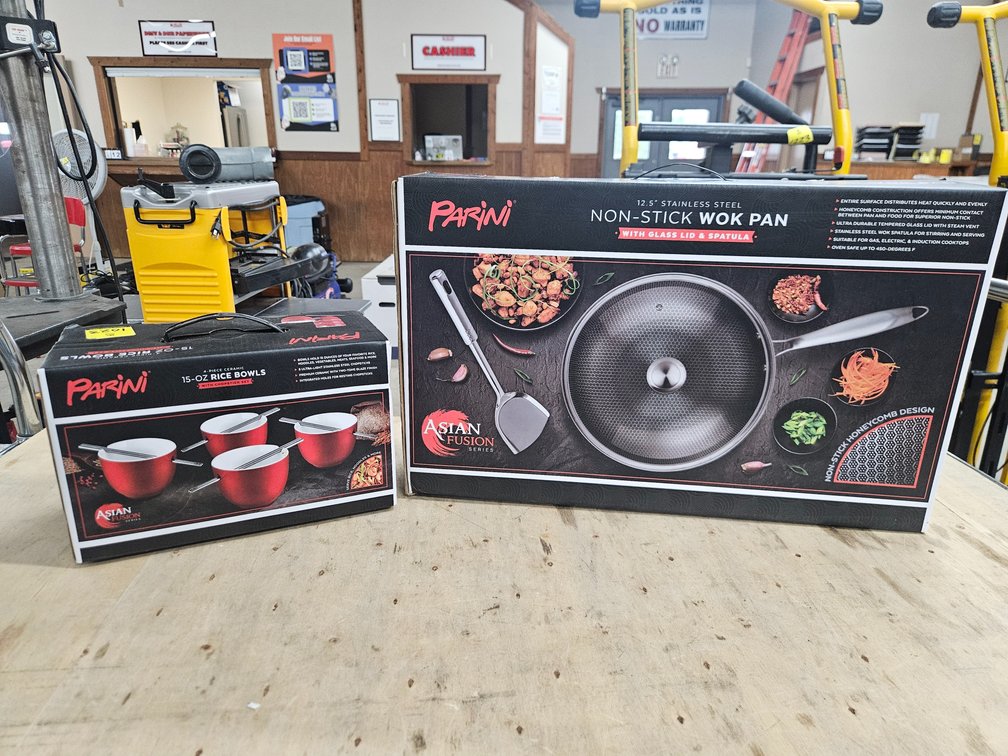 Non Stick Wok & Rice Bowls