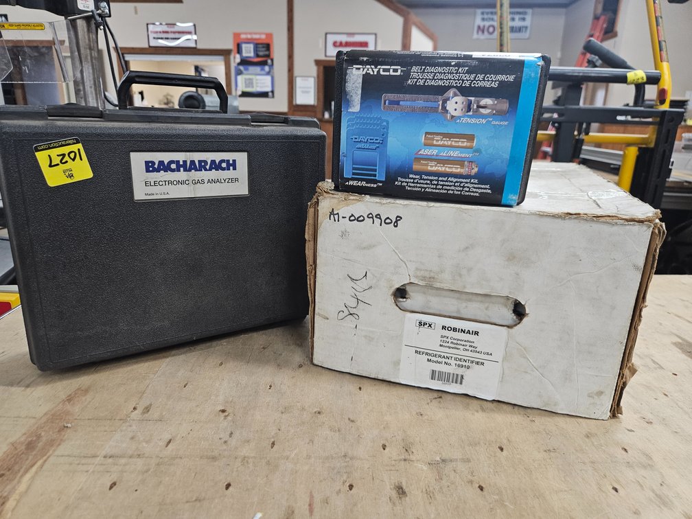 Robinair SPFx Refrigerant Tool, Gas Analyzer & Belt Diagnostics Kit