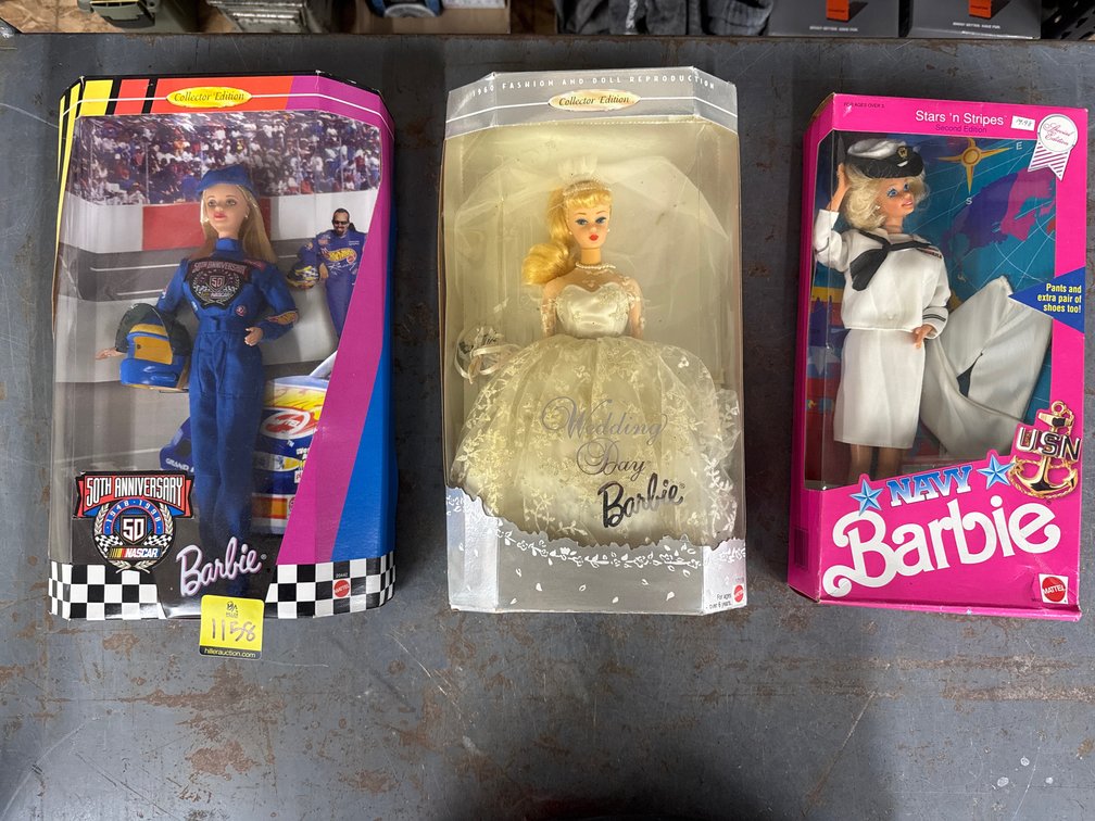 Wedding Day, Navy, NASCAR Barbies