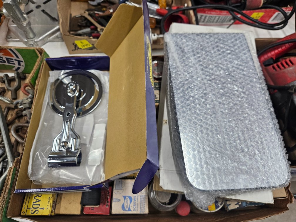 2 Replacement Mirrors & Assorted Screws & Hardware