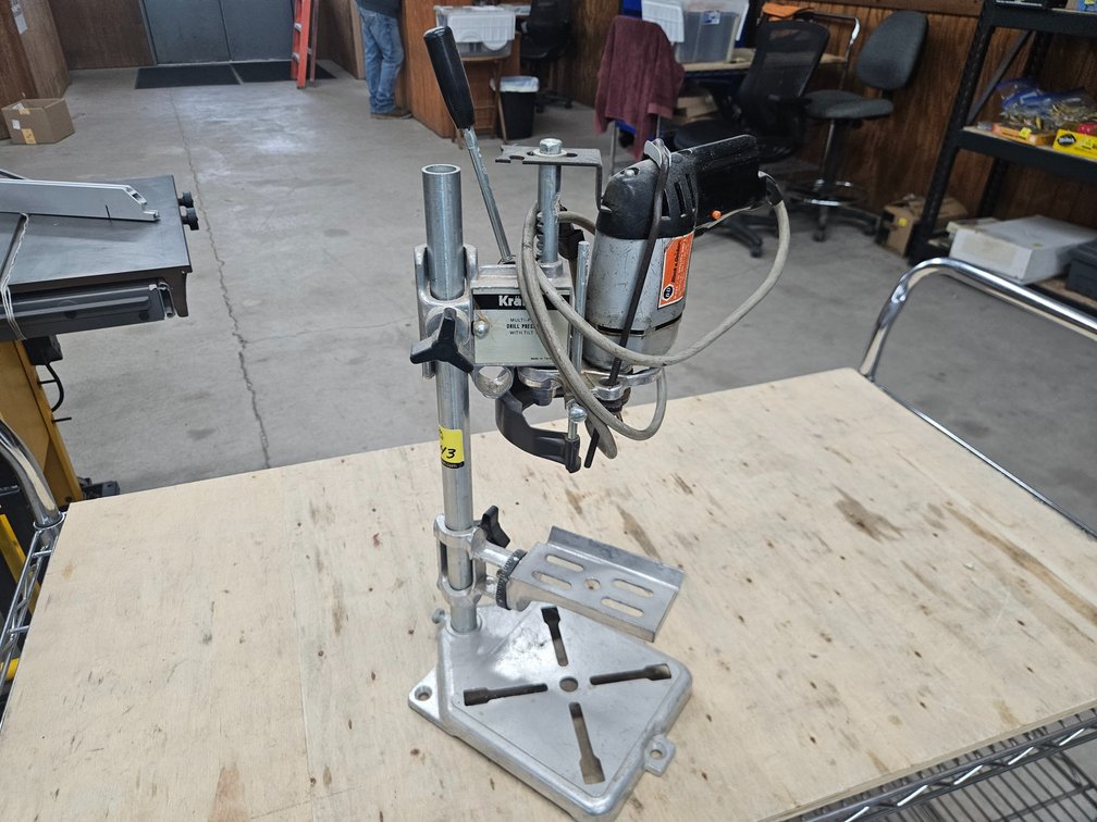Black & Decker Drill On Drill Press Stand