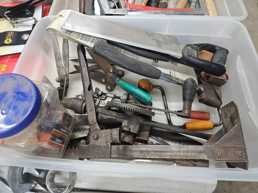 2 Hatchets, Hand Drills, Clippers & Misc