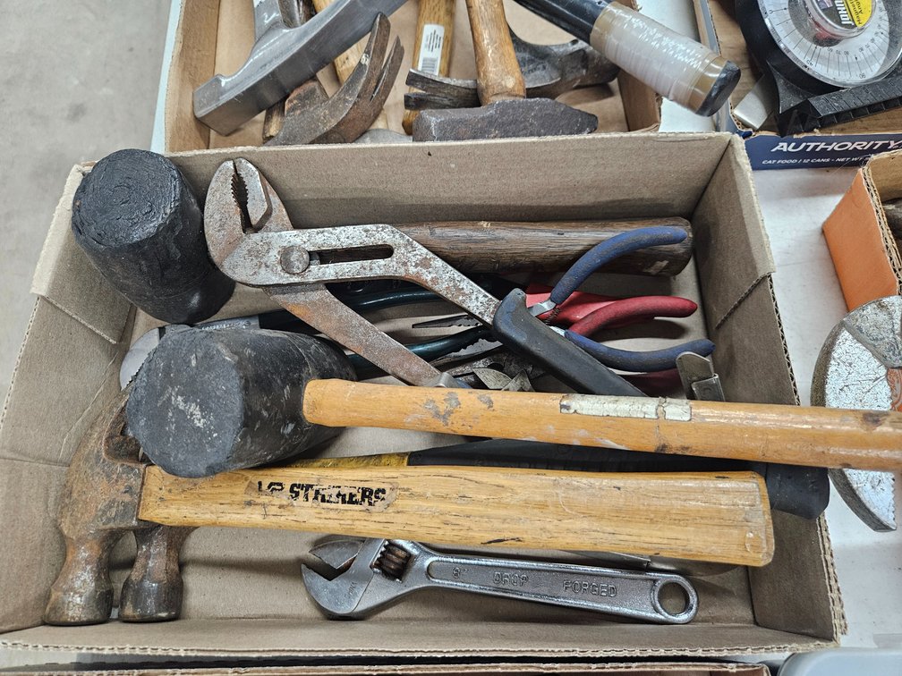 Assorted Hammers & Wrenches
