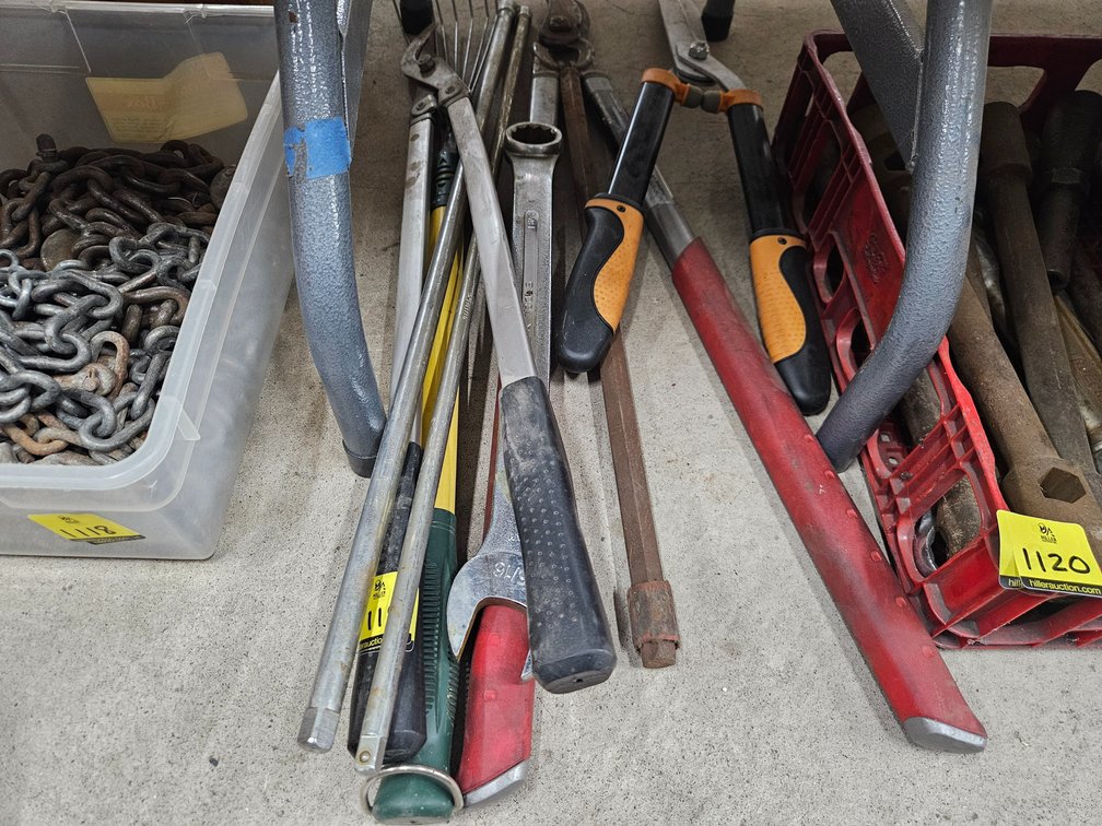2 Large Extensions, 1 5/6" Wrench & Yard Tools