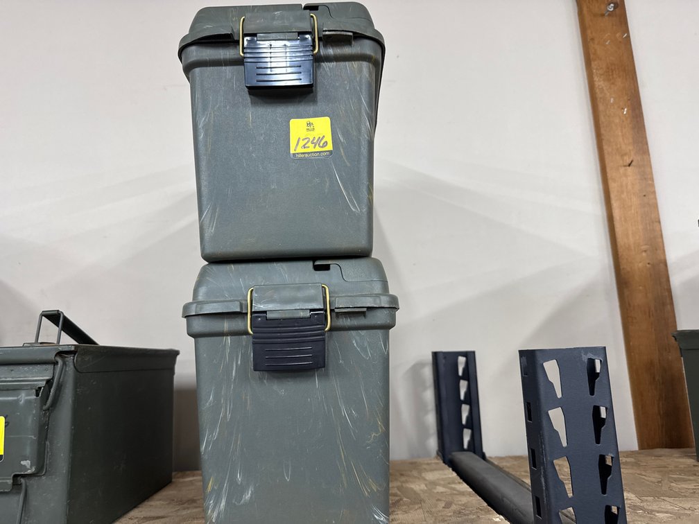 2 Plastic Plano Field Box Shell Cases