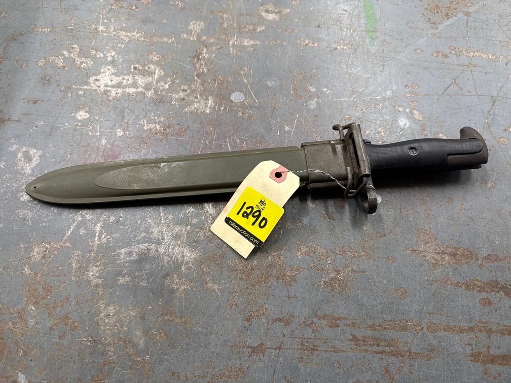 US AF H Bayonet with Scabbard