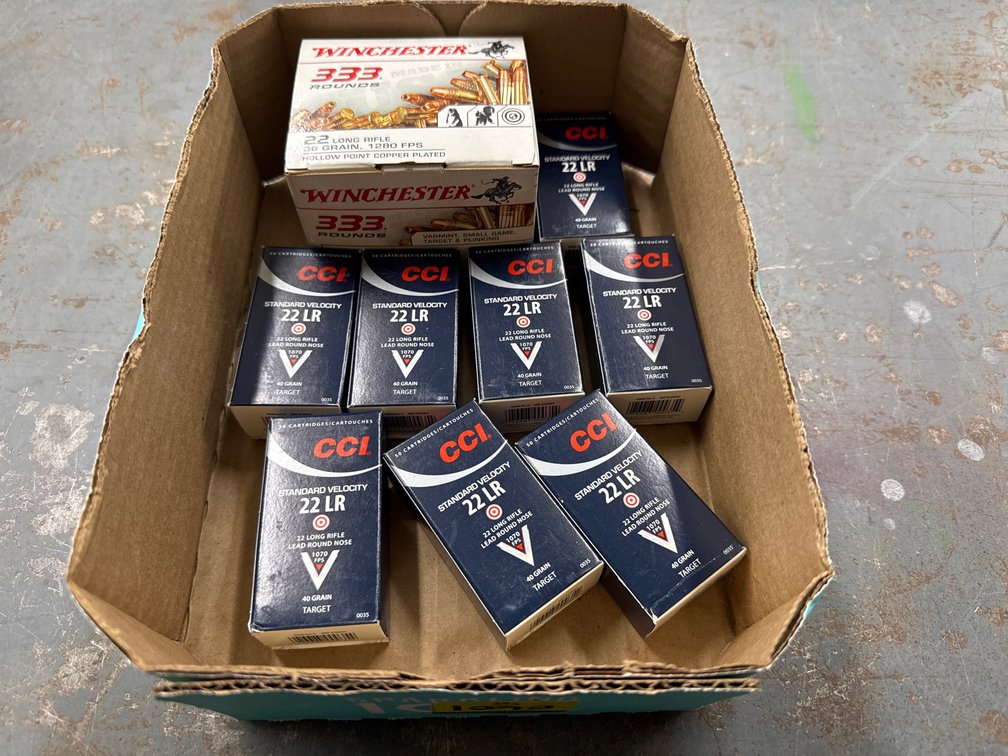 .22 LR- 1 Box Winchester, 8 Boxes CCI