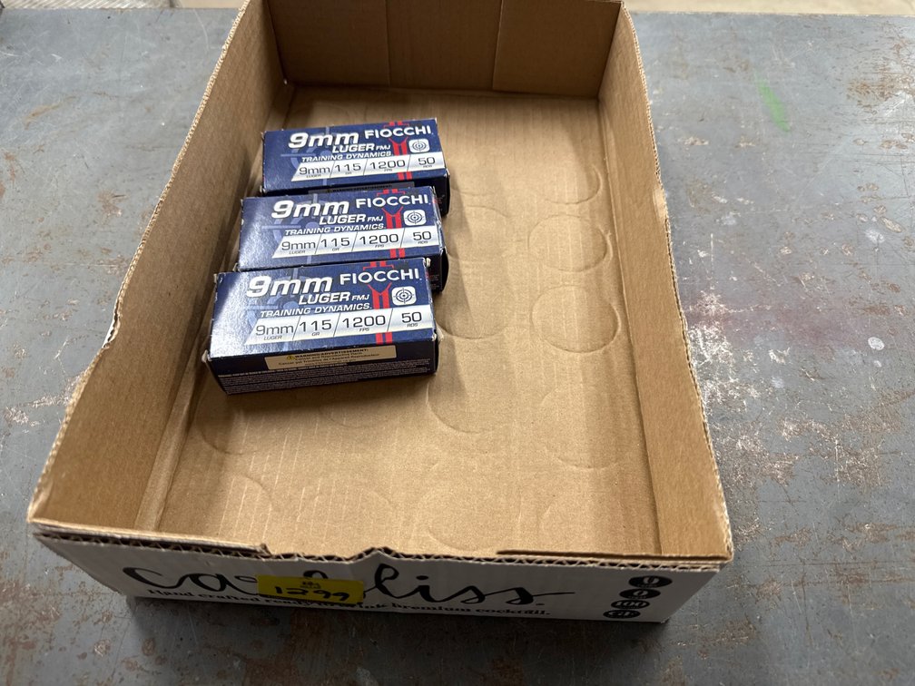 9mm Luger- 3 Boxes Fiocchi
