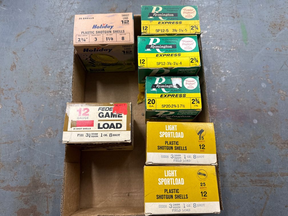 12 Ga- 2 Remington, 2 Sears, 1 Federal