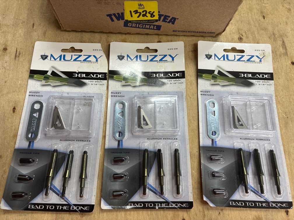 3 Packs Muzzy Broadhead Kits