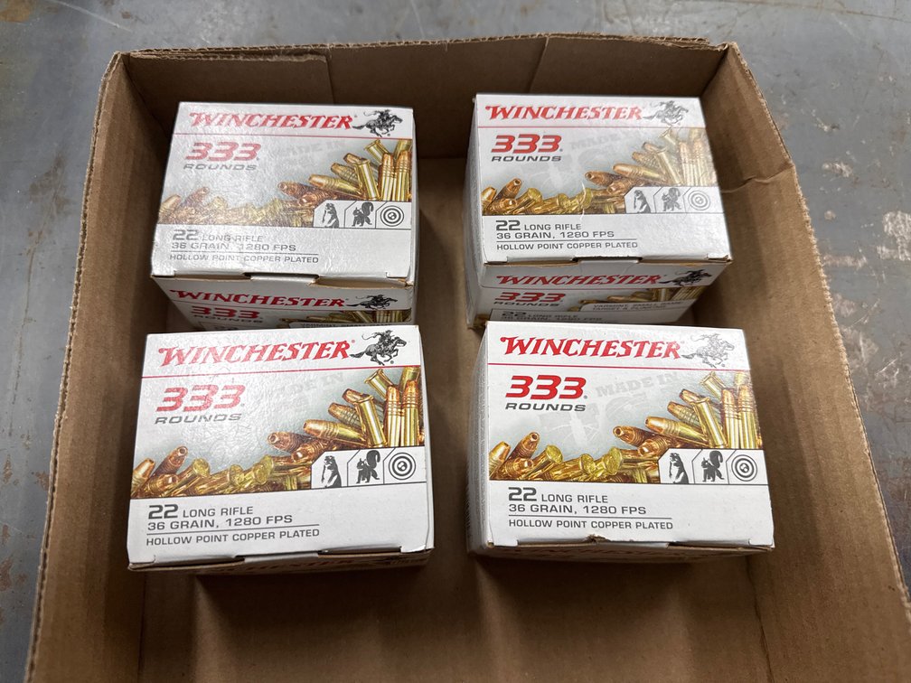 .22 LR- 4 Boxes Winchester