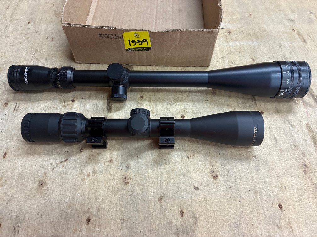 Tasco 8-32 x 44, Cabela's Premium 3-9 x 40 Scopes