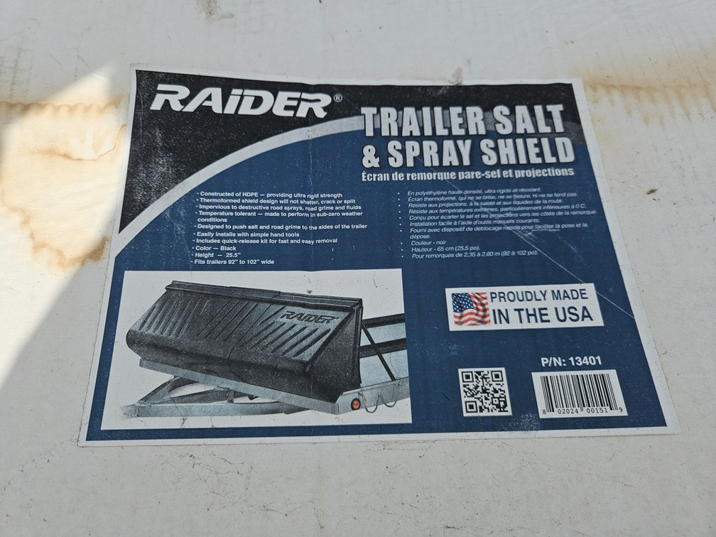 Trailer Salt Sheild