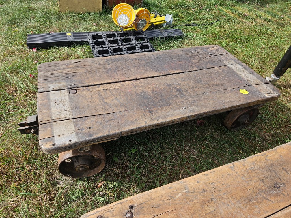 Vintage Railroad Platform Cart