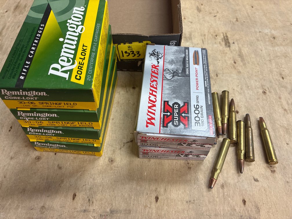 .30-06 Sprg.- 4 Boxes Remington, 2 Winchester