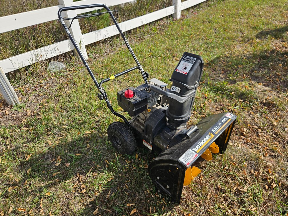 Yard Machines Snow Blower