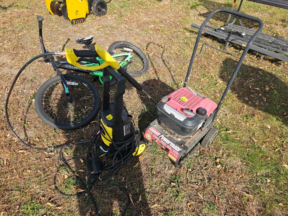 Coleman Powermate Generator, Vevor Electric Pressure Washer
