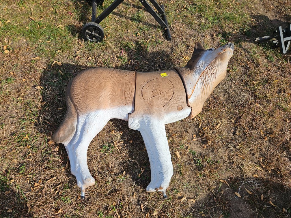 Delta Wolf pro series 3D archery target.