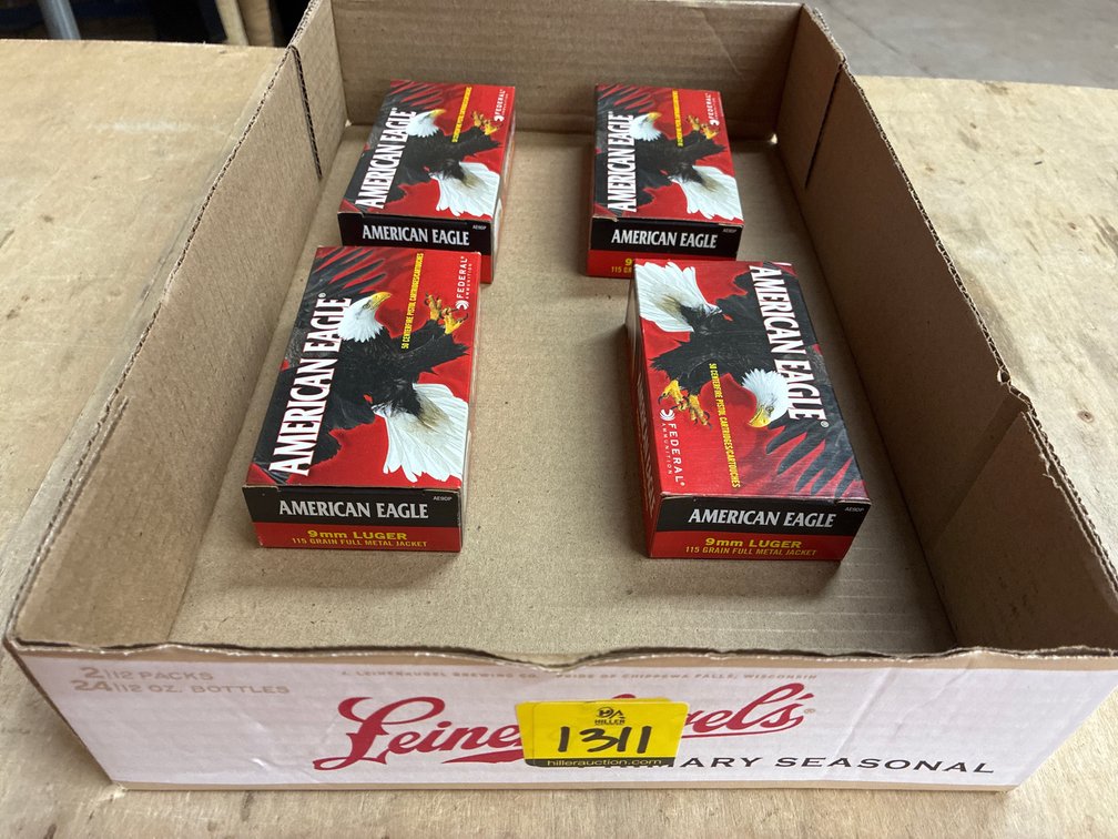 9mm Luger- 4 Boxes American Eagle