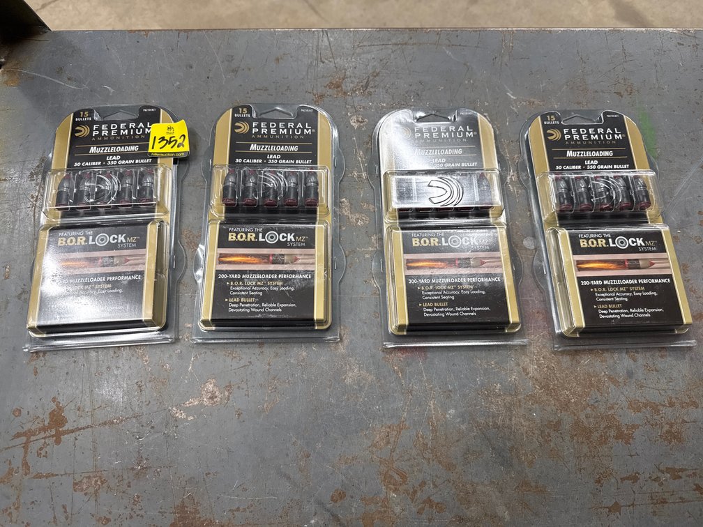 .50 Cal- 4 Packs Muzzleloading Bullets