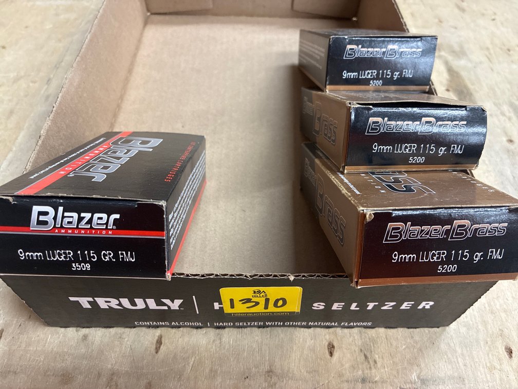 9mm Luger- 4 Boxes Blazer