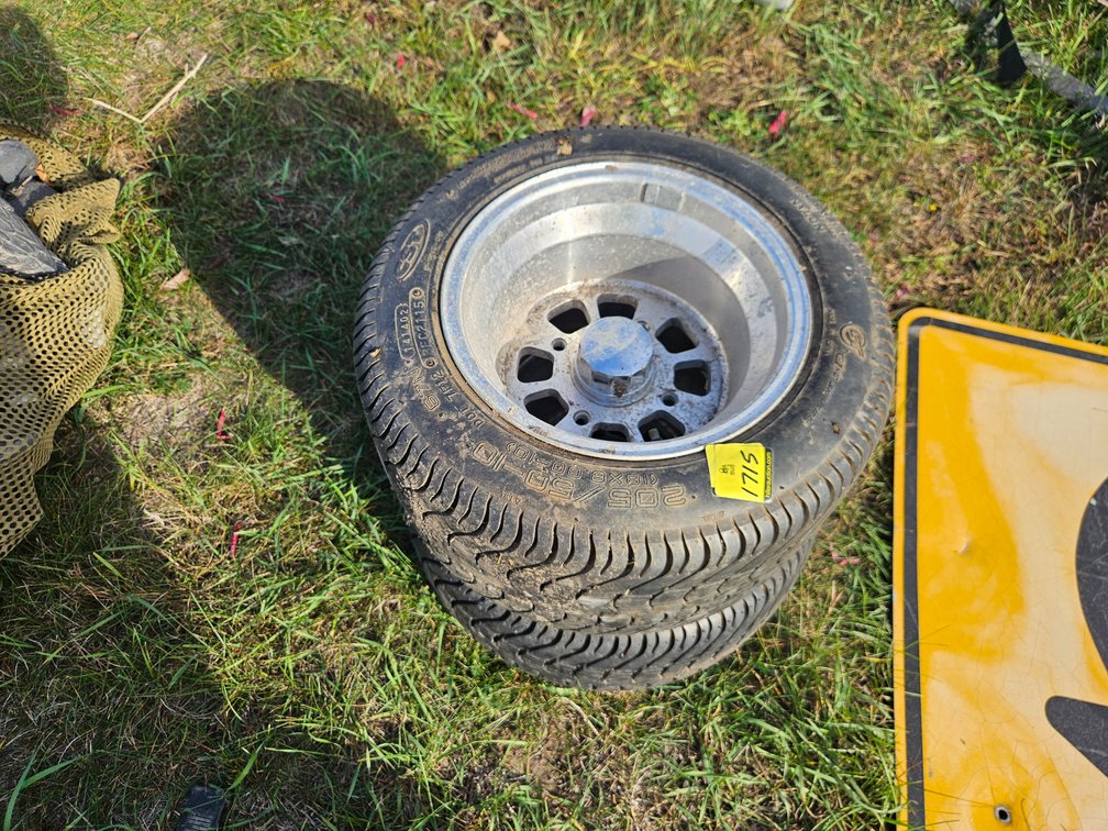 2-10" Aluminum Rims with Tires