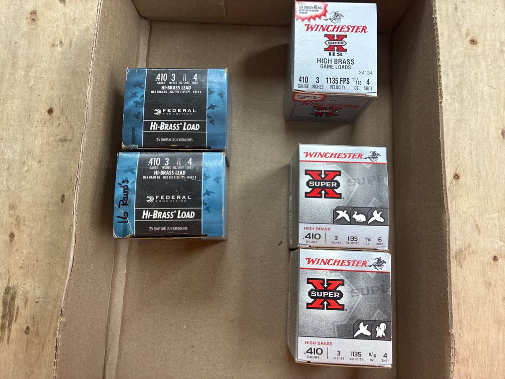 .410- 3 Boxes Winchester, 2 Federal