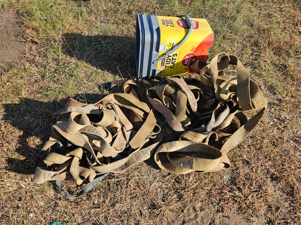 Bucket of Ratchet Straps
