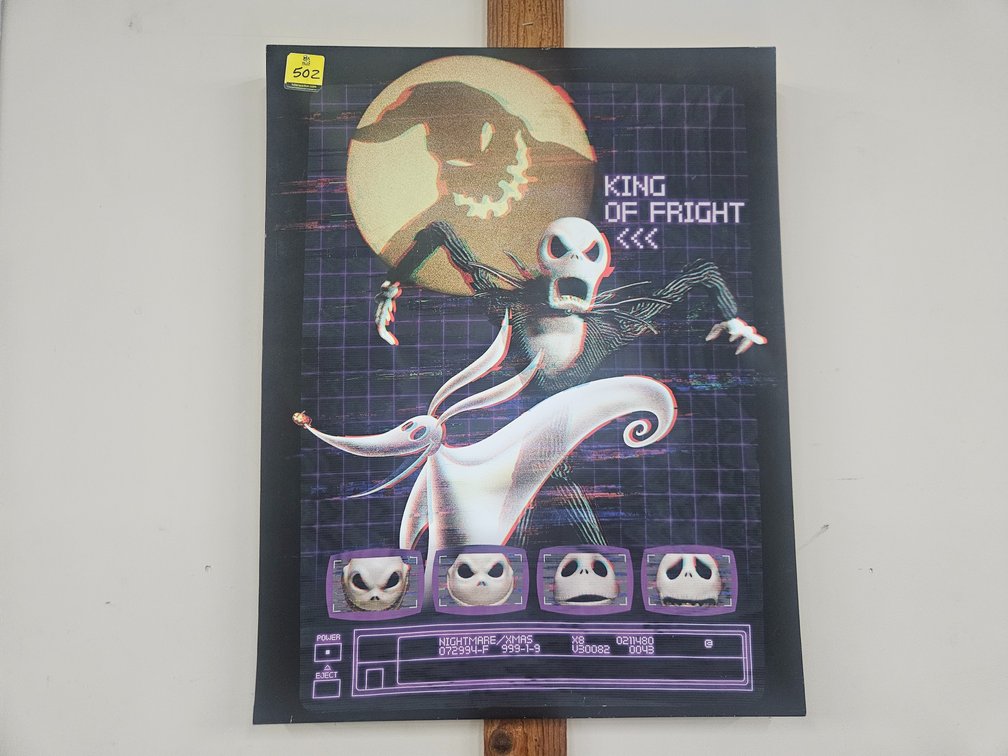 Nightmare Before Christmas canvas