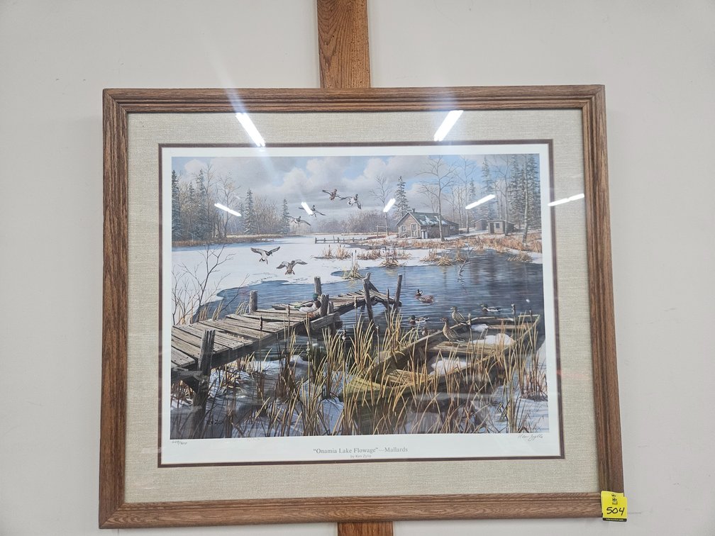 Onamia Lake Flowage framed print