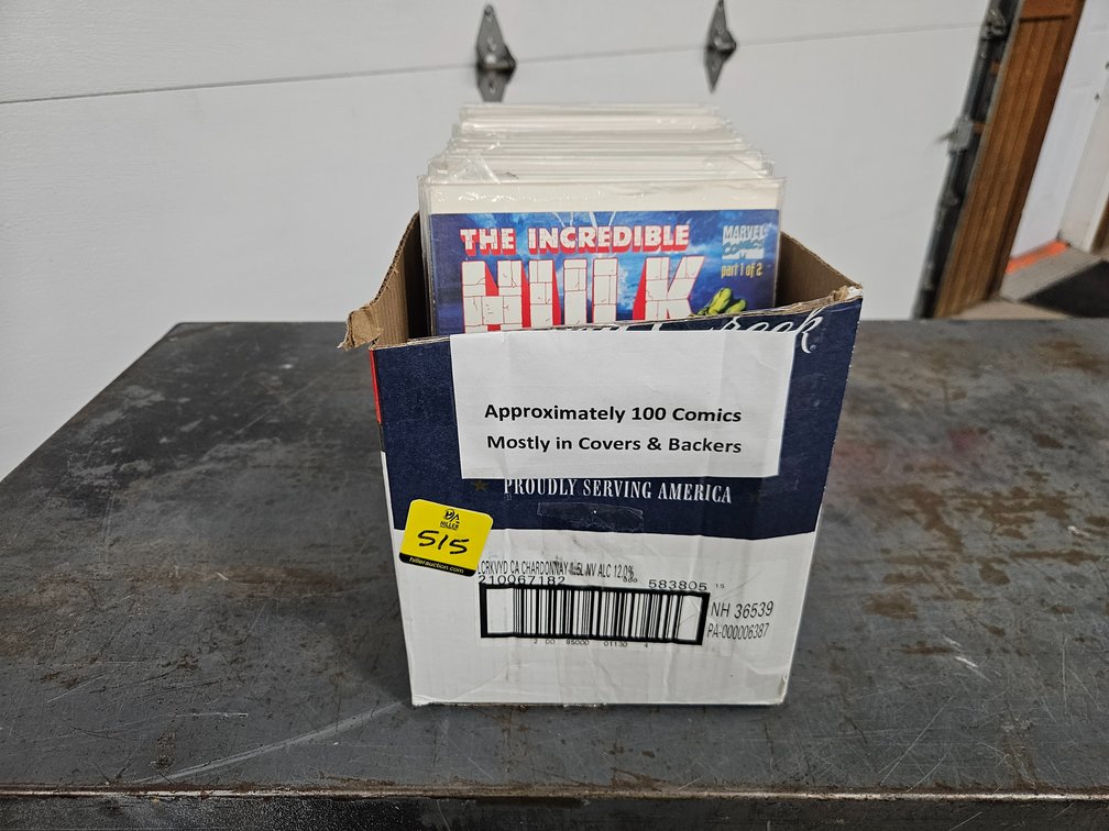 Box of comics