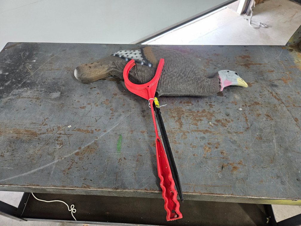 Turkey decoy, easy throw