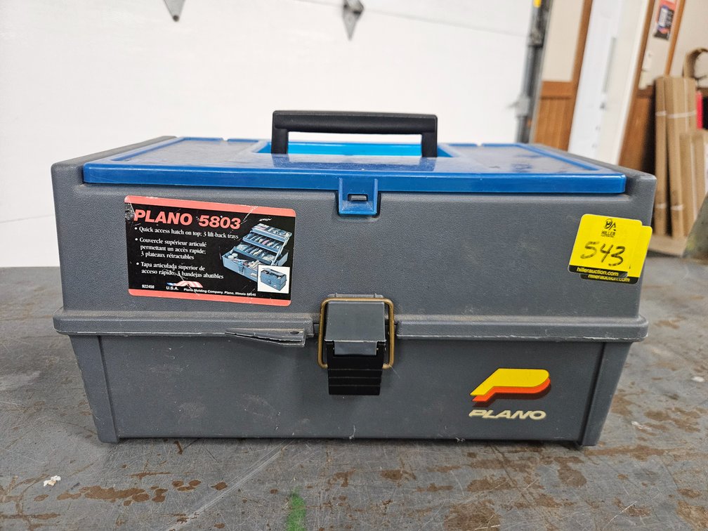 Plano tackle box with contents