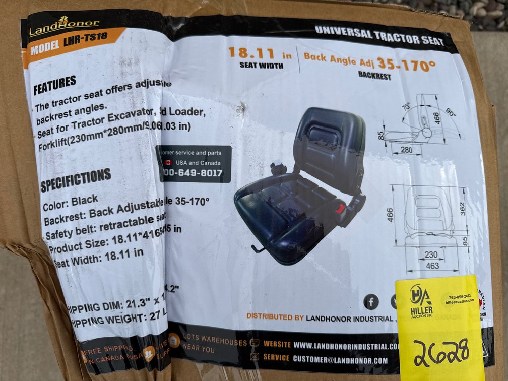 Tractor seat