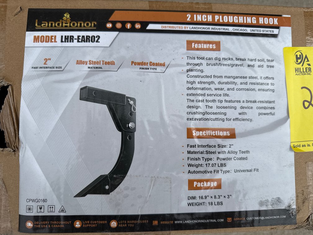 4 2" ploughing hooks