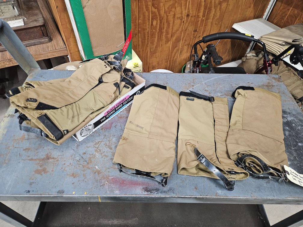 6 Pairs Outdoor Research leg gaiters