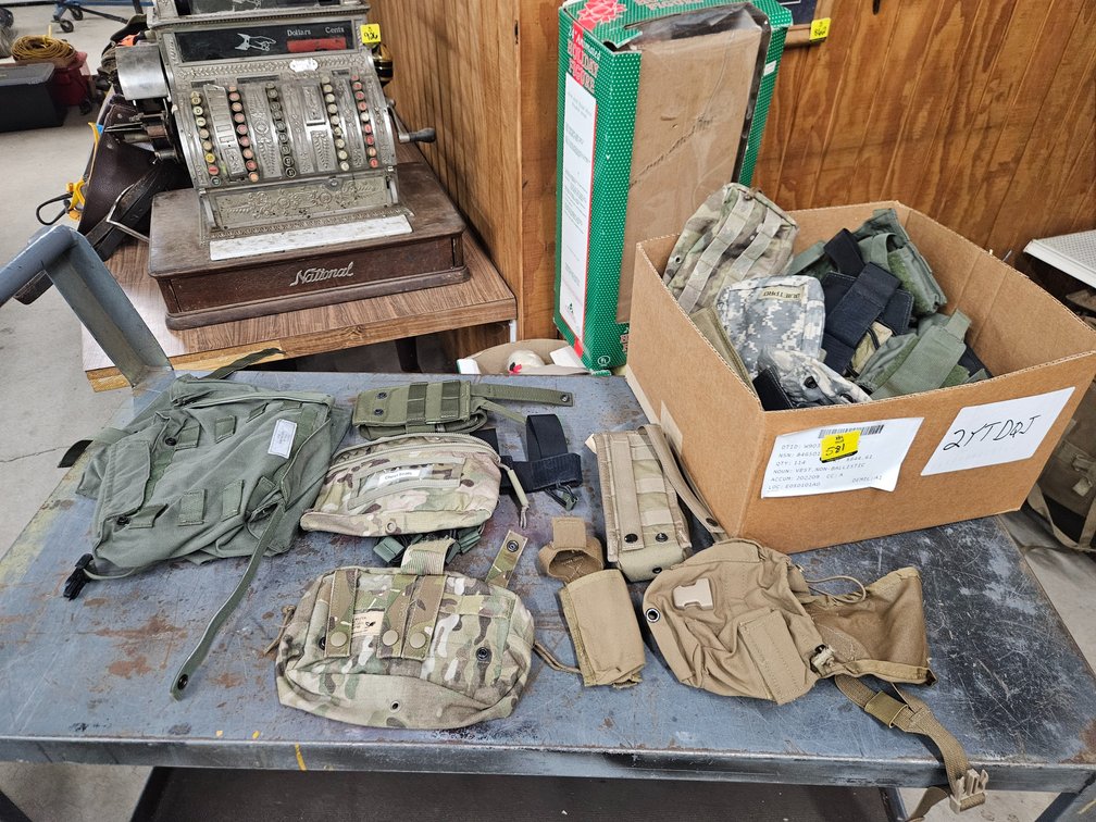 Large quantity assorted tactical bags