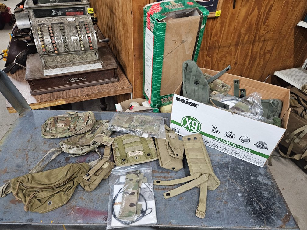 Large quantity assorted tactical bags