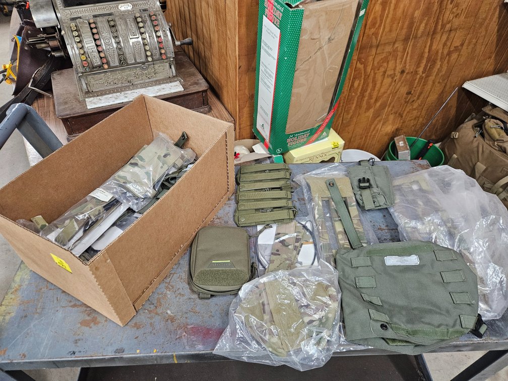 Assorted gear and pouches