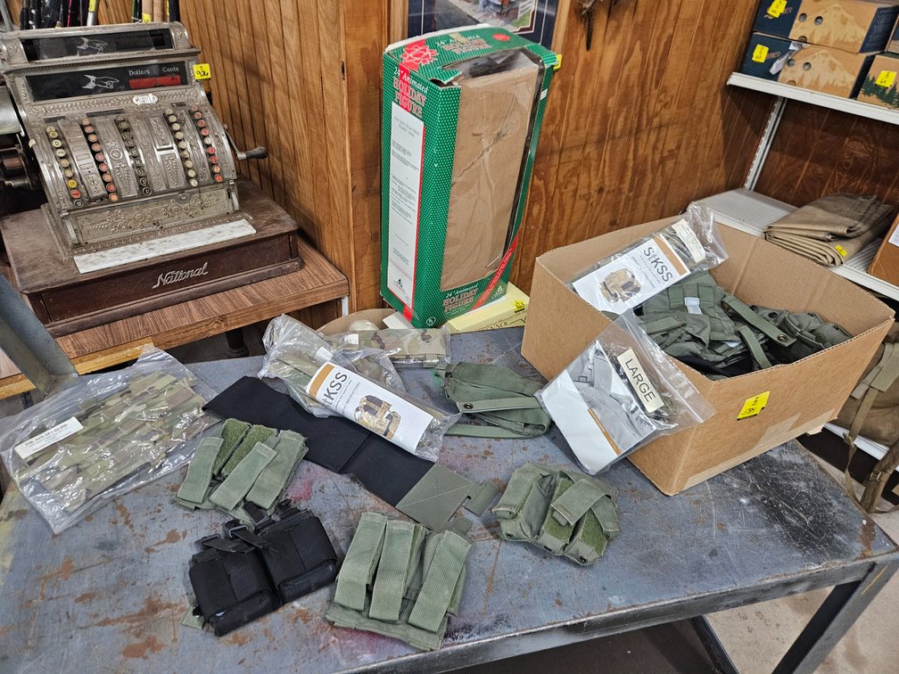 Assorted gear and pouches