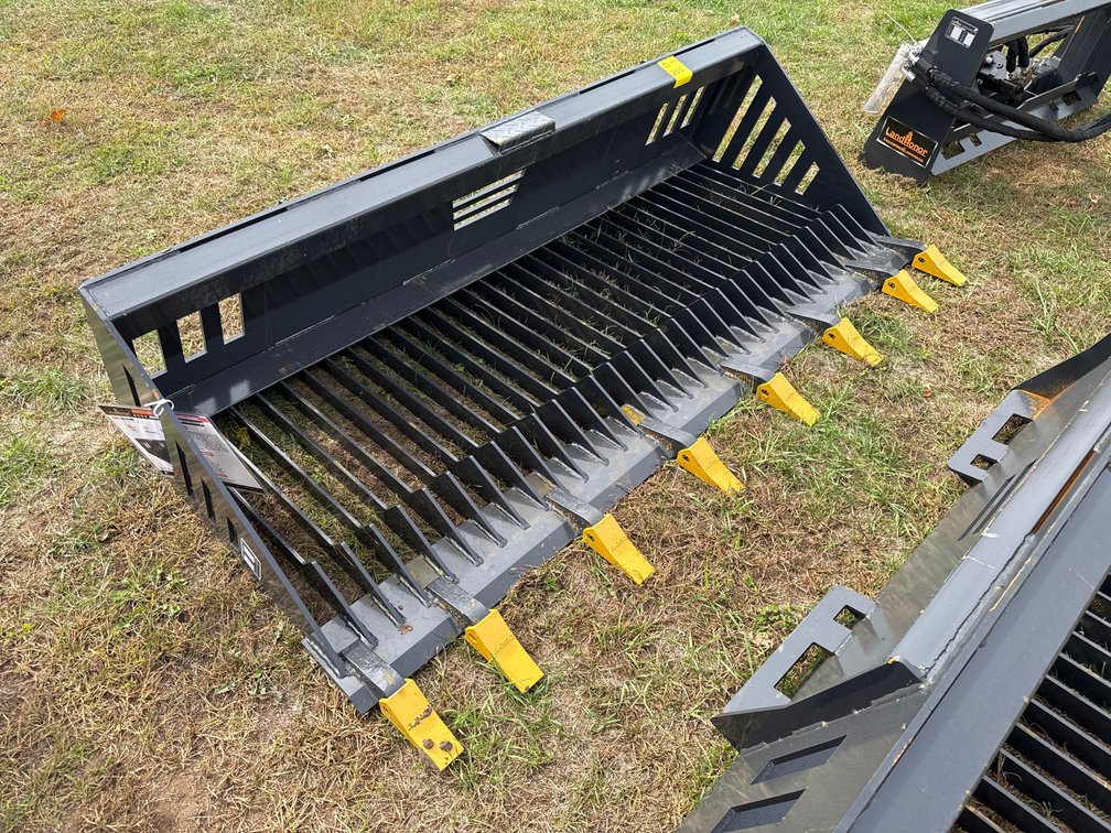 Skid Loader 78" rock bucket
