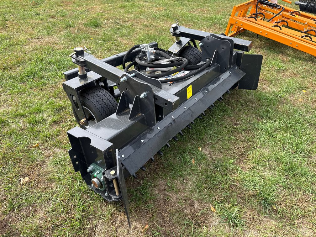 Skid Loader 72" power rake