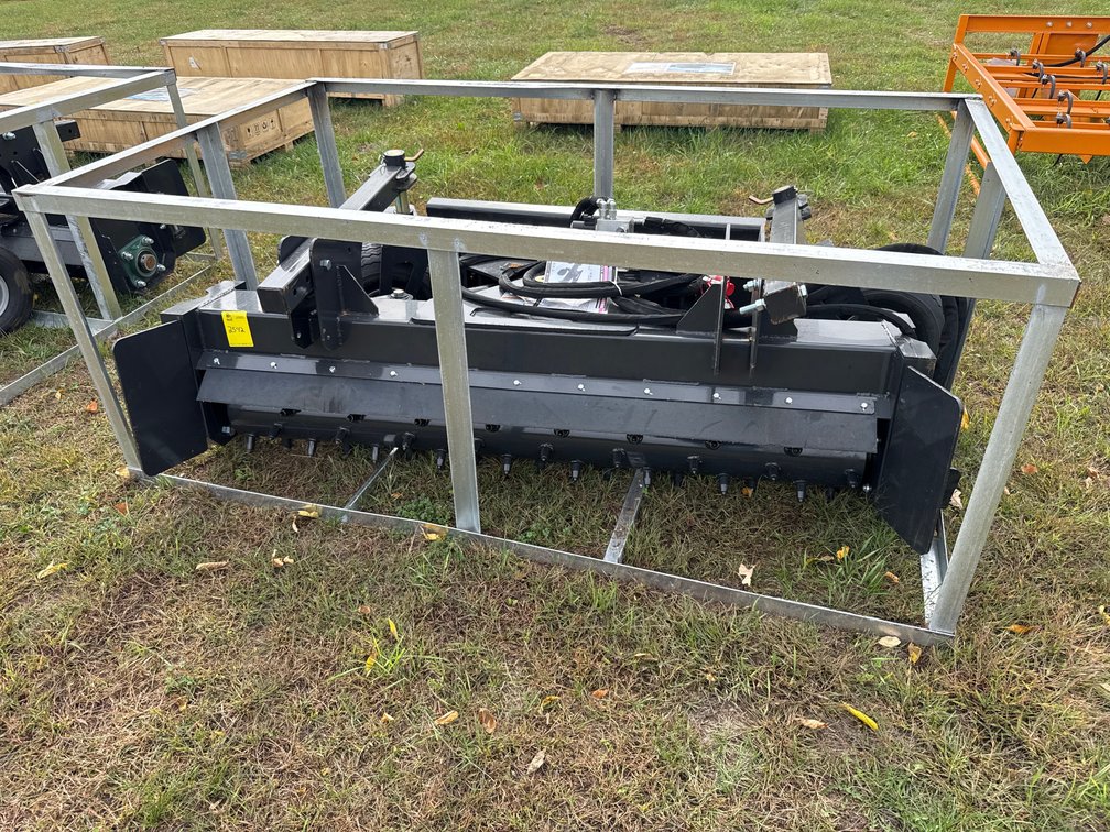 72" Skid loader power rake