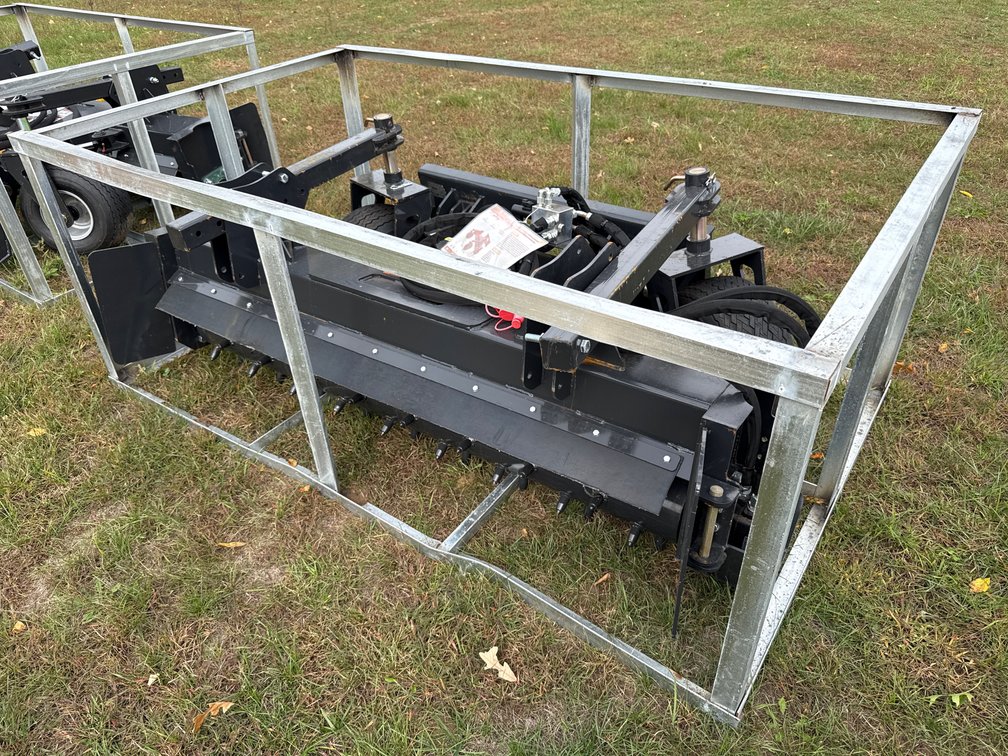 72" Skid loader power rake