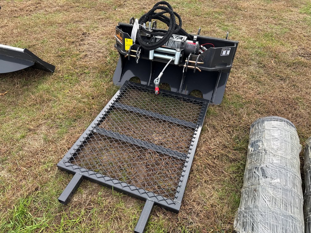 Skid Loader 15k logging winch