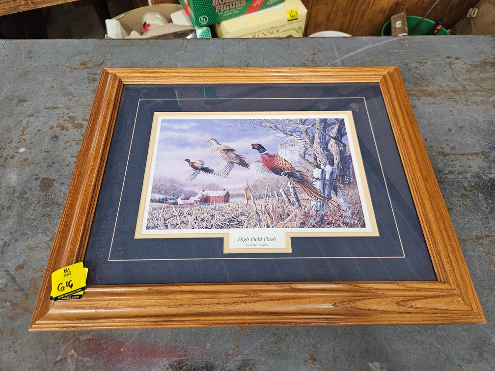High Field Flush framed print